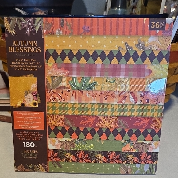 Crafter's Companion Other - Crafter's Companion 6x6 Autumn Blessings Paper Pad NEW